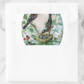 群れの維持:親の育成のキャプチャ 長方形シール (バッグ)