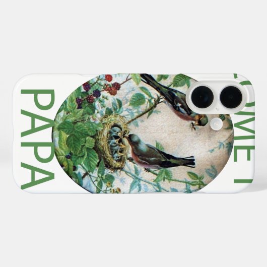 群れの維持:親の育成のキャプチャ Case-Mate iPhoneケース (裏面 (横))