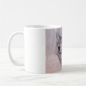 群れの追跡 コーヒーマグカップ (左)