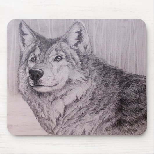 群れの追跡 マウスパッド (正面)