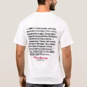 群れのTシャツ Tシャツ (裏面)