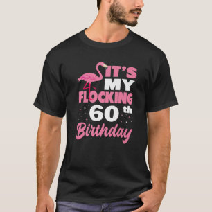 群れをなす第60回誕生パーティーフラミンゴ Tシャツ