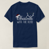 群れを持つクリスマス Tシャツ (デザイン正面)
