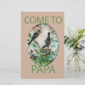 群れを維持する：育む親としての役割を捉える 便箋 (スタンド正面)