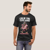 群れを落ち着かせろ Tシャツ (正面フル)