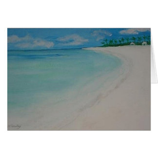 群れ湾のビーチ