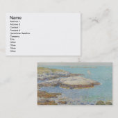 群れ1899年の島(キャンバスの油) 名刺 (正面/裏面)