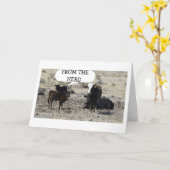 「群れ」が「聞いた」それはあなたの誕生日グループだ カード (黄色い花)