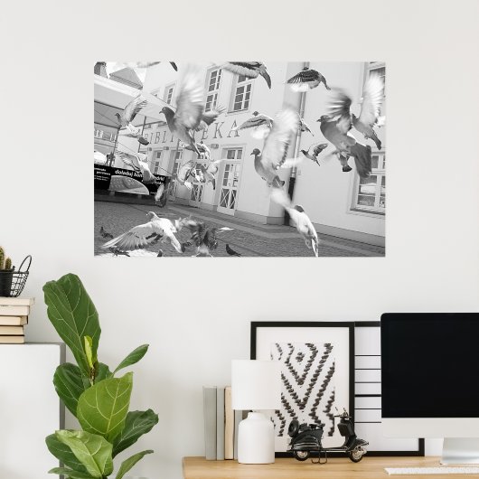 群れ ポスター (ホームオフィス)