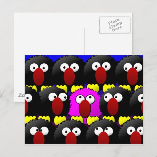 群れ ポストカード (正面/裏面)