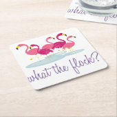 群何 スクエアペーパーコースター (アングル)