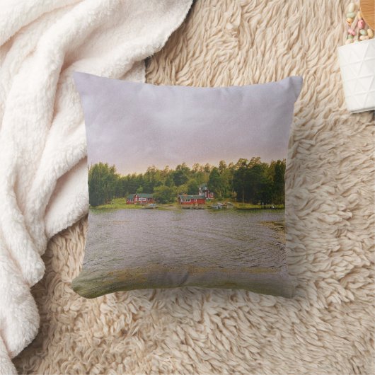 群島夕べ クッション (ブランケット)