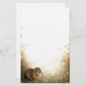 群葉のバニー 便箋 (正面/裏面)