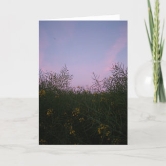 群葉の中の早い夕べ カード