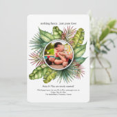 群葉フレームの写真の駆け落ちの発表 案内状 (スタンド正面)