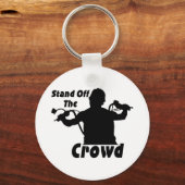 群衆から離れる キーホルダー (正面)