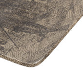 群衆のスカル（アルバート・ベスナード著） カッティングボード (角)