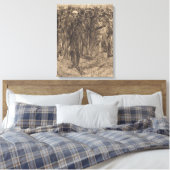 群衆のスカル(アルバート・ベスナード著) キャンバスプリント (インサイチュ (寝室))