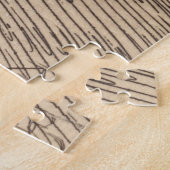 群衆のスカル（アルバート・ベスナード著） ジグソーパズル (側面)