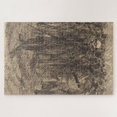 群衆のスカル（アルバート・ベスナード著） ジグソーパズル (横)