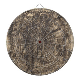 群衆のスカル（アルバート・ベスナード著） ダーツボード