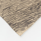 群衆のスカル（アルバート・ベスナード著） フリースブランケット (角)