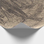 群衆のスカル（アルバート・ベスナード著） ラッピングペーパー (角)