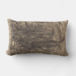 群衆のスカル（アルバート・ベスナード著） ランバークッション