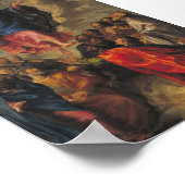 群衆の上に昇る ポスター (角)