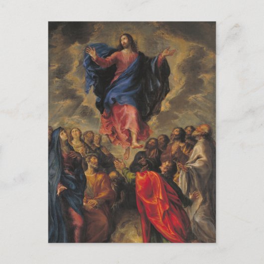 群衆の上への昇天 シーズンポストカード (正面)