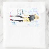 群衆の中で目立つ！ 長方形シール (バッグ)