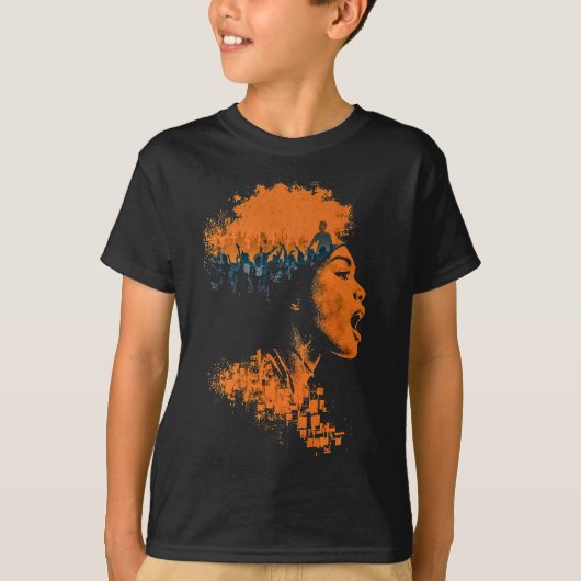 群衆の声 Tシャツ (正面)