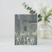 群衆はパリの通りを徘徊した ポストカード (スタンド正面)