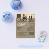 群衆ポートレート、写真、写真家の採用 チラシ (シングル)