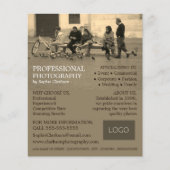 群衆ポートレート、写真、写真家の採用 チラシ (正面)