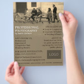 群衆ポートレート、写真、写真家の採用 チラシ (手)