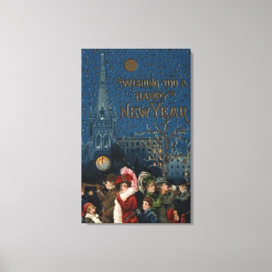 群衆吹の角 キャンバスプリント (正面)