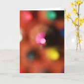 群集から立つこと カード (黄色い花)