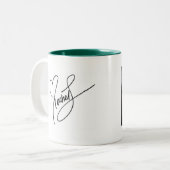 群集から遠くになレイチェルLaurenのマグ- ツートーンマグカップ (正面左)