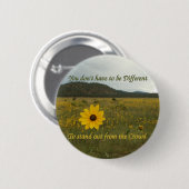 群集から際立って下さい 缶バッジ (正面&裏面)
