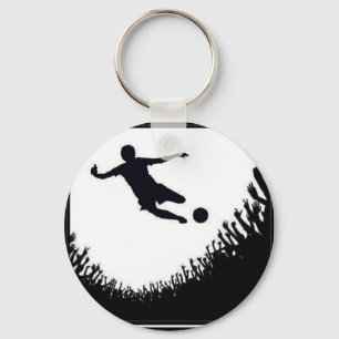群集のサッカー キーホルダー
