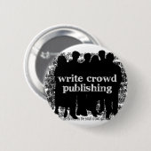 群集の出版ボタンを書いて下さい 缶バッジ (正面&裏面)