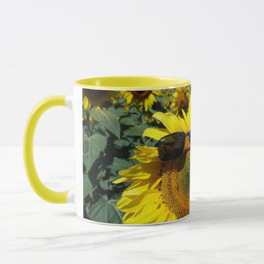 群集の顔 マグカップ (左)