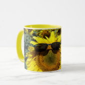 群集の顔 マグカップ (正面左)