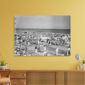 群集オンビーチ キャンバスプリント (インサイチュ (リビング))