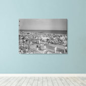 群集オンビーチ キャンバスプリント (インサイチュ (ウッドフロア))