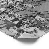 群集オンビーチ ポスター (角)