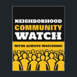 群集デザイン、Neighborhood Watch Community 警告's チラシ<br><div class="desc">群衆デザイン、近所の時計警告コミュニティのチラシのビジネスカードストア。</div>