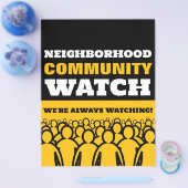 群集デザイン、Neighborhood Watch Community 警告's チラシ (シングル)