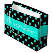 群集プレザー紙ショッピング ラージペーパーバッグ (正面アングル)